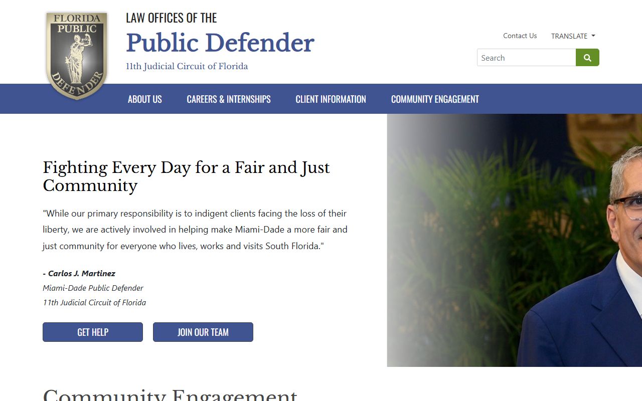 Miami-Dade criminal records Public Defender office